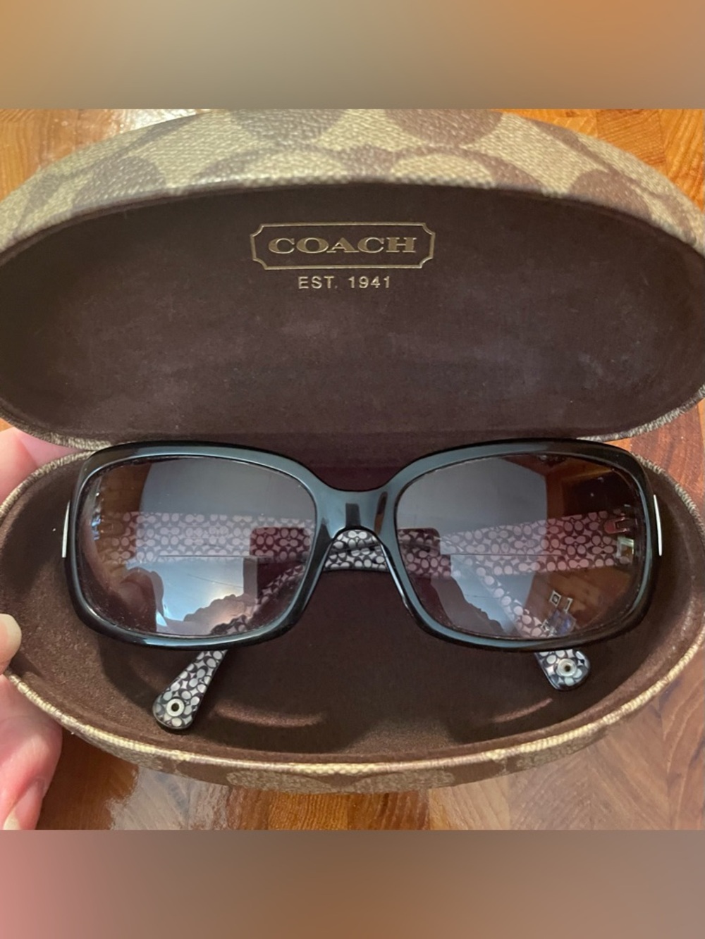 Coach Eyeglasses Frames Sunglasses. Black. Preowned. Amelia